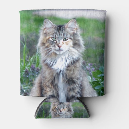 カリコ猫 缶クーラー (正面)