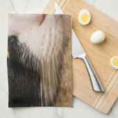 カリコ顔 キッチンタオル (四つ折り)