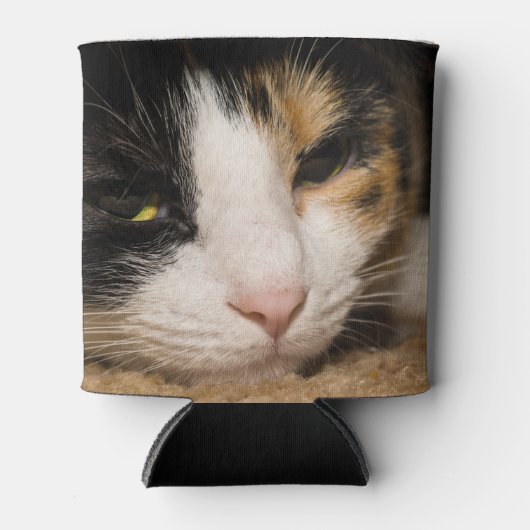 カリコ顔 缶クーラー (正面)