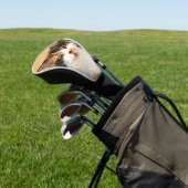 カリコ·キャッ絵画トズ-かわいいオリジナル·キャットアート ゴルフヘッドカバー (インサイチュ)