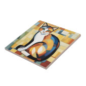 カリコ・キュビズムAネコ タイル (側面)