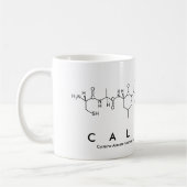 カリスタペプチド名mug コーヒーマグカップ (左)
