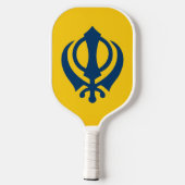 カリスタン国旗(提案) ピックルボールラケット (裏面)