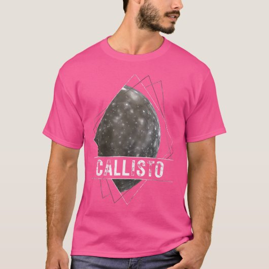 カリストジュピター太陽のムーンシステム宇宙天文学 Tシャツ (正面)