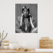 カリスペルインディアンポートレート, 1910 ポスター (キッチン)