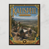 カリスペル モンタナ アールデコ調 ゴールデンエイジ ポストカード (正面)