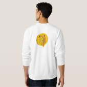 カリスマトラTシャツ - 大胆なドーパミン風 スウェットシャツ (裏面フル)