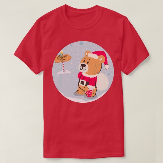 カリスマベアあなたのキュートなカリスマス Tシャツ (デザイン正面)