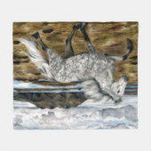 カリスマ フリースブランケット (正面(横))