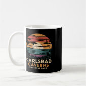 カリズバードキャバーンズ国立公園 ニューメキシコ ハイキングA コーヒーマグカップ (左)