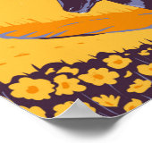 カリゾプレーン国定記念碑カリフォルニアヴィンテージ ポスター (角)