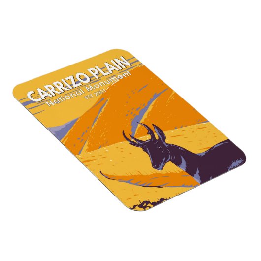 カリゾプレーン国定記念碑カリフォルニアヴィンテージ マグネット (右側)