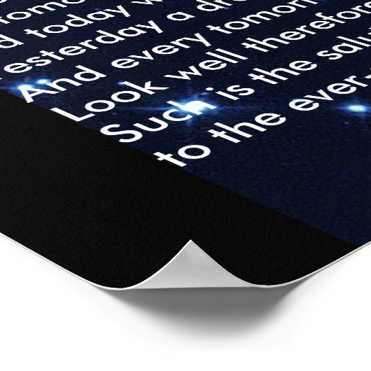 カリダサ詩 ポスター (角)