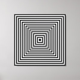 カリダスコープ白黒室 キャンバスプリント