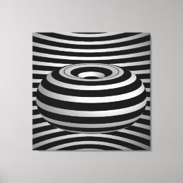 カリダスコープ白黒室 キャンバスプリント