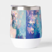 カリッサ – カラーポップ・アートの – 断熱サーマルタンブラー (右面)