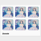 カリッサ カラーポップ グロッシーステッカー スクエアシール (シート)