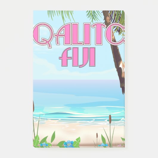 カリト・フィジー旅行ポスター ポストイット (正面)