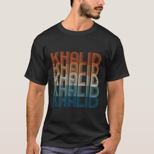 カリド私の名前はカリドKhalid Tシャツ (正面)