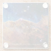 カリナネブラコズミッククリフスジェームズウェッブハイレス ガラスコースター (裏面)