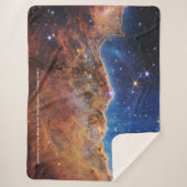 カリナネブラコズミッククリフスジェームズウェッブハイレス シェルパブランケット (正面)