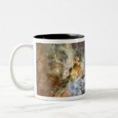 カリナ星雲の中央領域 ツートーンマグカップ (左)