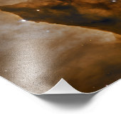 カリナ星雲の星を形成する柱 フォトプリント (角)