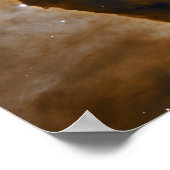 カリナ星雲の星を形成する柱 ポスター (角)