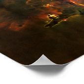 カリナ星雲の神秘的な山素晴らし- ポスター (角)