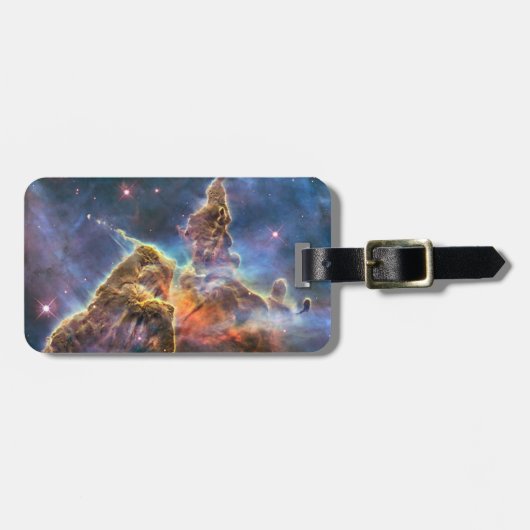カリナ星雲の神秘的な山 ラゲッジタグ (正面横)