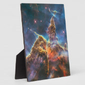 カリナ星雲バイザハッブル宇宙望遠鏡 フォトプラーク (側面)