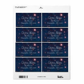 カリナ星雲ラベル ラベル (フルシート)