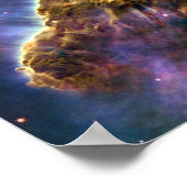 カリナ星雲(ハッブル望遠鏡) ポスター (角)