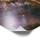 カリナ星雲byハッブル宇宙望遠鏡 フォトプリント (角)