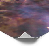 カリナ星雲byハッブル宇宙望遠鏡 ポスター (角)