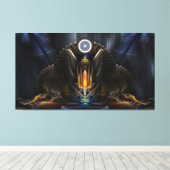 カリノスのオルブの神殿 キャンバスプリント (インサイチュ (ウッドフロア))