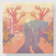 カリバワイルドライフコリドーストーンコースター