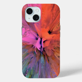 カリバース エレクトリック エネルギー フラクタル アート #11 iPhone 15ケース