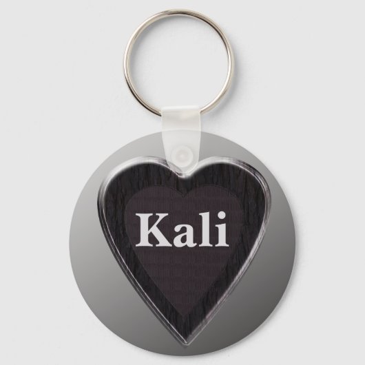 カリパーソナライズされたハートキーチェーン369MyName キーホルダー (正面)