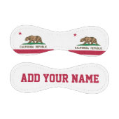 カリパーソナライズされたフォルニア州旗 野球ボール (パネル)