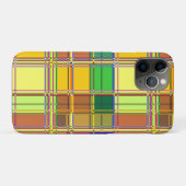 カリビアンのカラフルな織物 マドラス タータン Case-Mate iPhoneケース (裏面(横))