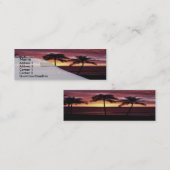 カリビーン旅行名刺 スキニー名刺 (正面/裏面)