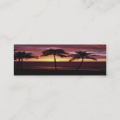 カリビーン旅行名刺 スキニー名刺 (裏面)