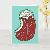 カリフおもしろいロアステーキ勇気付けられる カード (黄色い花)