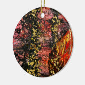 カリフインスパイアアの火事で セラミックオーナメント (左)