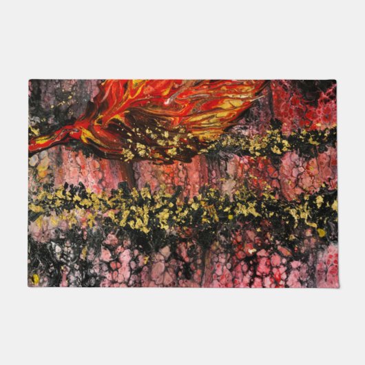 カリフインスパイアアの火事で ドアマット (正面)