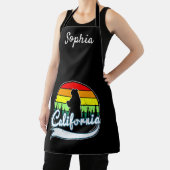 カリフォモダンルニア州ベア名前をカスタムする  エプロン (インサイチュ)