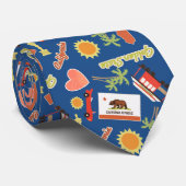 カリフォルニアおもしろいパターン ネクタイ (ロール)