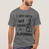 カリフォルニアおもしろい州Tシャツでよく知られている Tシャツ (正面)