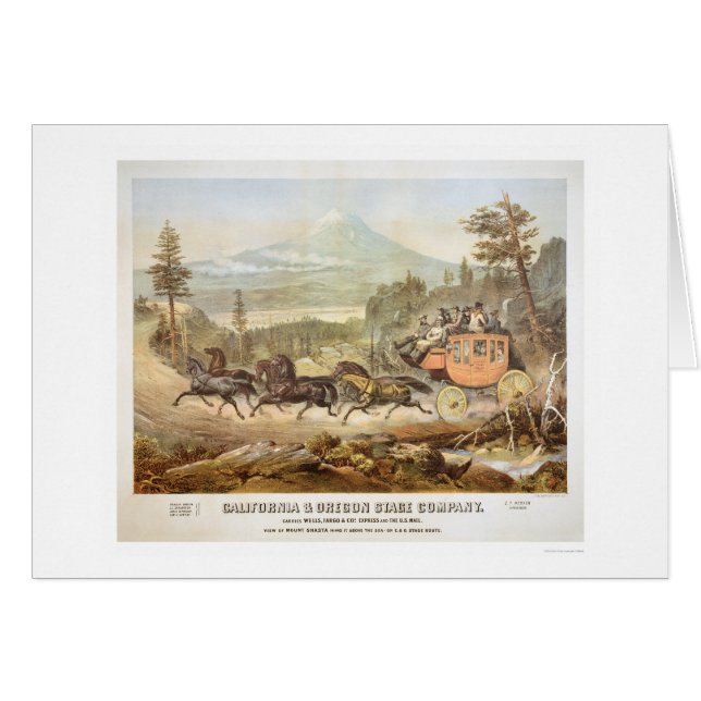 カリフォルニアおよびオレゴンのステージの会社 (正面横)